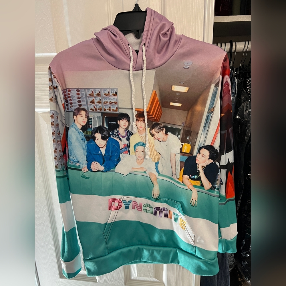 BTS Dynamite Hoodie Size S Womens/Juniors